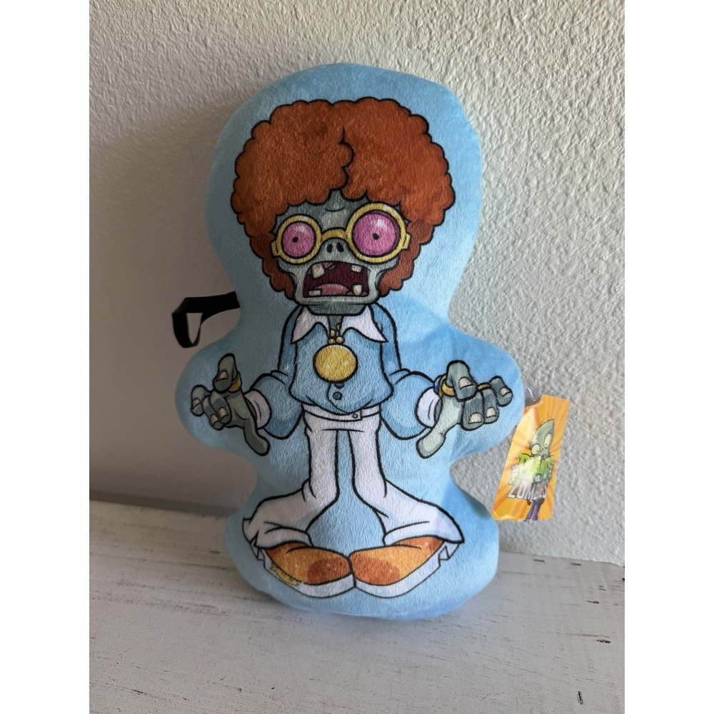 Plants vs Zombies Electronic Arts SEGA Plush 2016 Disco Stuffed Toy Collectible